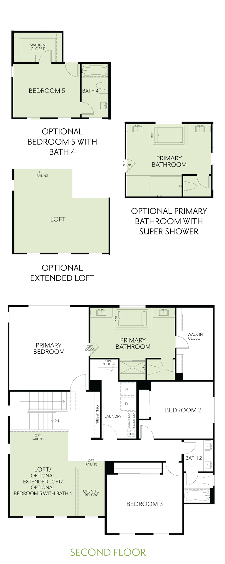 Shimmer at One Lake Floor Plan | Residence 3 | Floor 2