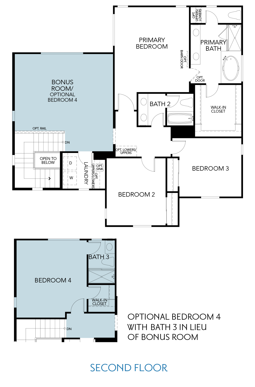 Splash at One Lake Floor Plan | Residence 1 | Floor 2