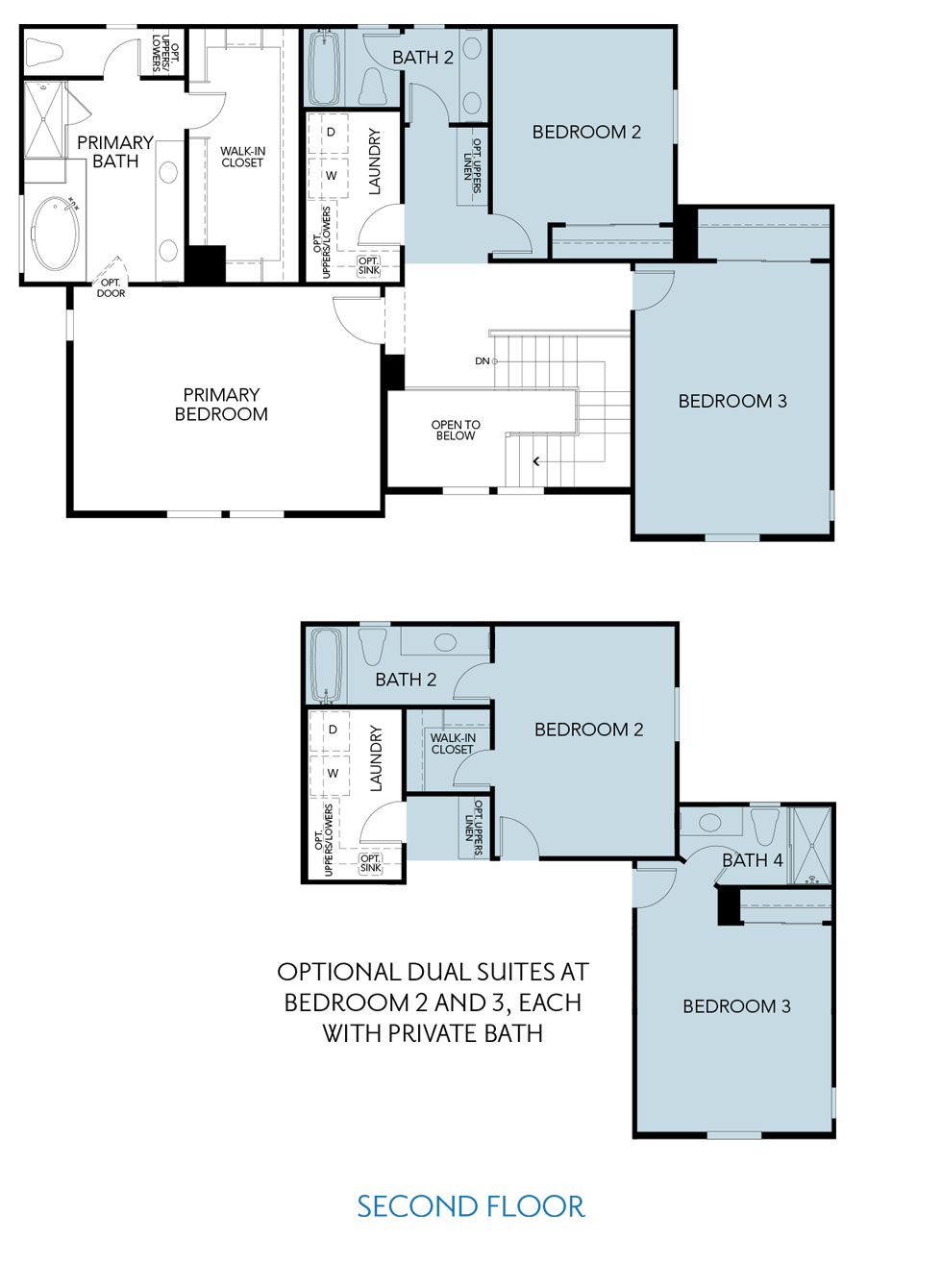 Splash at One Lake Floor Plan | Residence 3 | Floor 2