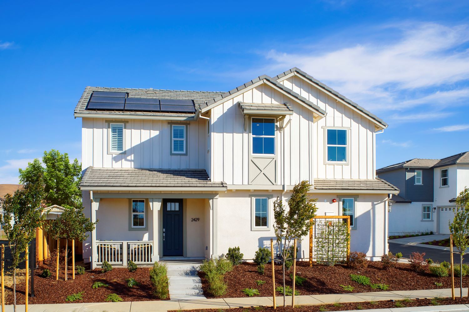 Exterior photo of Splash Residence One elevation by Tri Pointe Homes at One Lake