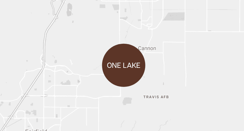one lake map