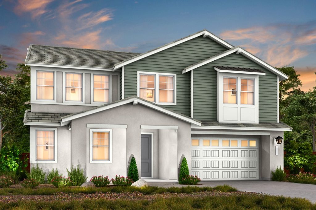 Plan Two B Exterior | Glisten at One Lake