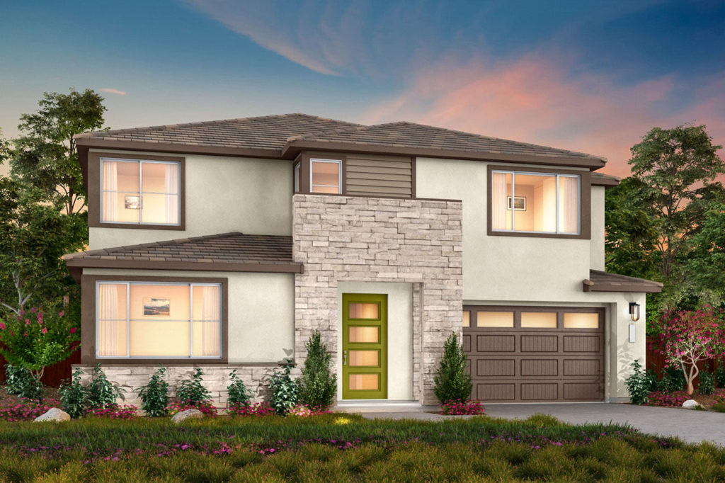 Plan Three C Exterior | Glisten at One Lake